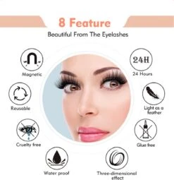 Nepwimpers - Nep Wimpers - Valse Wimpers - Lashes - False Lashes - Magnetische Wimpers - Magnetische Eyeliner - Miami -Maquillage Cosmetics 1164x1200 8