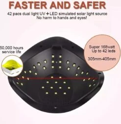 UV Nagel Lamp 168 Watt + 5 Gratis Vijlen - BellaLine - UV Led Nagellamp – Gel Nagel – Nagellak UV – Nageldroger – Salon – Sensor – Gellac - Acryl - Gelnagels – 42 Power Led – Professioneel – Krachtig – Manicure – Extra Lang Snoer - Pink - Pedicure 18 UV Nagel Lamp 168 Watt + 5 Gratis Vijlen - BellaLine - UV Led Nagellamp – Gel Nagel – Nagellak UV – Nageldroger – Salon – Sensor – Gellac - Acryl - Gelnagels – 42 Power Led – Professioneel – Krachtig – Manicure – Extra Lang Snoer - Pink - Pedicure -Maquillage Cosmetics 1167x1200 11