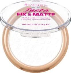 Rimmel London Insta Fix & Matte Make-uppoeder - 01 Clear -Maquillage Cosmetics 1168x1200 2