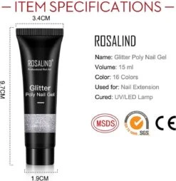 Polygel- Polygel Kit- Polygel Nagels- Polygel Kleuren- 15ML - Polygel Set- 3 Kleuren Polygel - Gel Solution - Nale File 2 - Nail Brush 1 - 12 PCS Tips 1 - Decoration - Nagellamp - Base Gel - Top Coat 1 -Maquillage Cosmetics 1168x1200 9