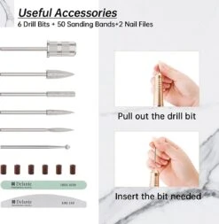 Nagelfrees – Nagelvijl – Elektrische Nagelvijl – Automatische Nagelvijl – Manicure En Pedicure – Nagelsalon - Electric Nail File -Maquillage Cosmetics 1170x1200 17