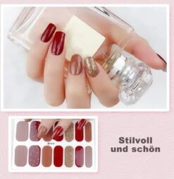 GUAPÀ® Nagelstickers & Nail Wraps - Nagelstickers Hartjes En Vormpjes - Nail Art - Nagel Folie - Diverse Kleuren Nail Wrap - 20 Vellen Nagelstickers -Maquillage Cosmetics 1172x1200 16