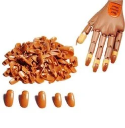 Merkloos Nailtrainer - Nail Practice Hand - Oefenhand Nagelstyliste (incl. 100 Oefen Nagels!) -Maquillage Cosmetics 1173x1200 12