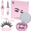 Luxe Magnetische Eyeliner + Magnetische Wimpers Set – Zwart Miami - Wimpers Zonder Lijm - 3D Nepwimpers - Magnetische Eyeliner - Herbruikbare Wimpers – Eyelashes - Magnetisch - Zwarte Wimpers - Wimper Magneet - Pincet - Giftbox - Cadeau Tip -Maquillage Cosmetics 1173x1200 4