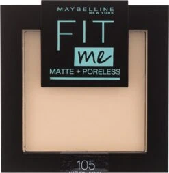 Maybelline Fit Me Matte & Poreless - 105 Natural - Gezichtspoeder -Maquillage Cosmetics 1174x1200 5