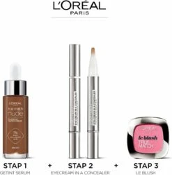 L’Oréal Paris True Match Tinted Serum Foundation - 2-3 Light - 30ml -Maquillage Cosmetics 1178x1200