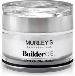 MURLEY'S Builder Gel UV-LED Builder Gel Voor Gelnagels Transparant 20 Ml Op Acrylbasis. Verlengen En Vormen Van De Nagels.