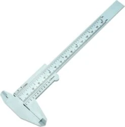PMU Calliper | Plastic Schuifmaat | Diameter Opmeten | Pmu Ruler | White