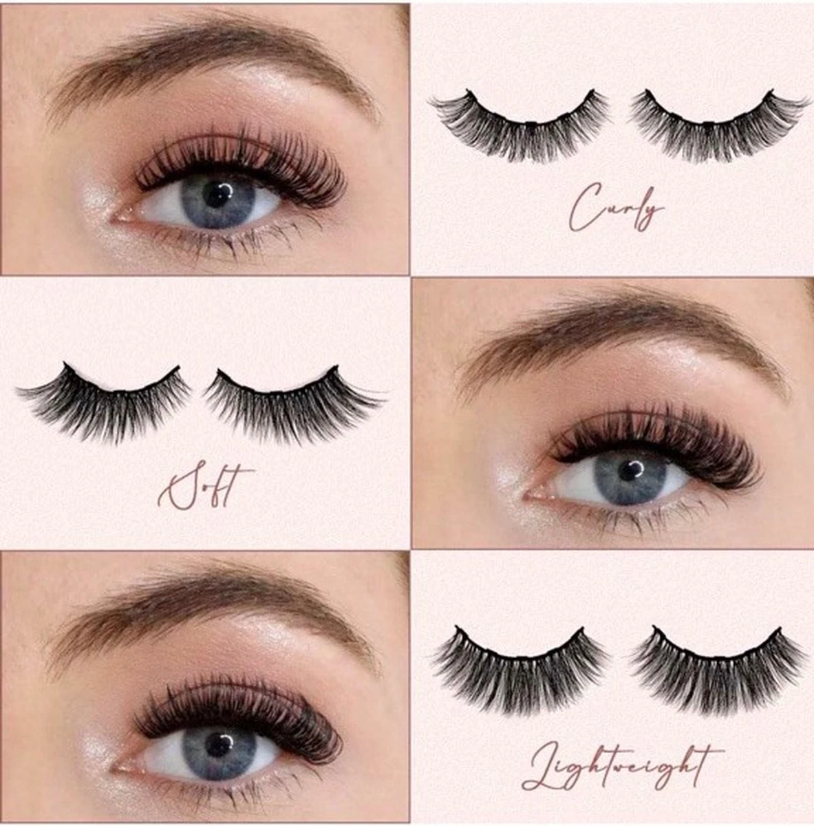 Magnetische Eyeliner En Magnetiche Wimpers - 3 Paar Nepwimpers - 3D Fake Lashes - Inclusief Pincet-natural 6 Magnetische Eyeliner En Magnetiche Wimpers - 3 Paar Nepwimpers - 3D Fake Lashes - Inclusief Pincet-natural – Image 4