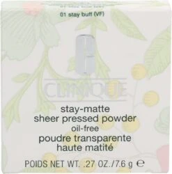 Clinique - STAY MATTE SHEER Powder 01-stay Buff 7.6 Gr -Maquillage Cosmetics 1185x1200 5