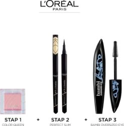 L’Oréal Paris Bambi XXL Oversized Eye Mascara - Zwart - Volume & Lengte Mascara - 8.9ml -Maquillage Cosmetics 1185x1200 9