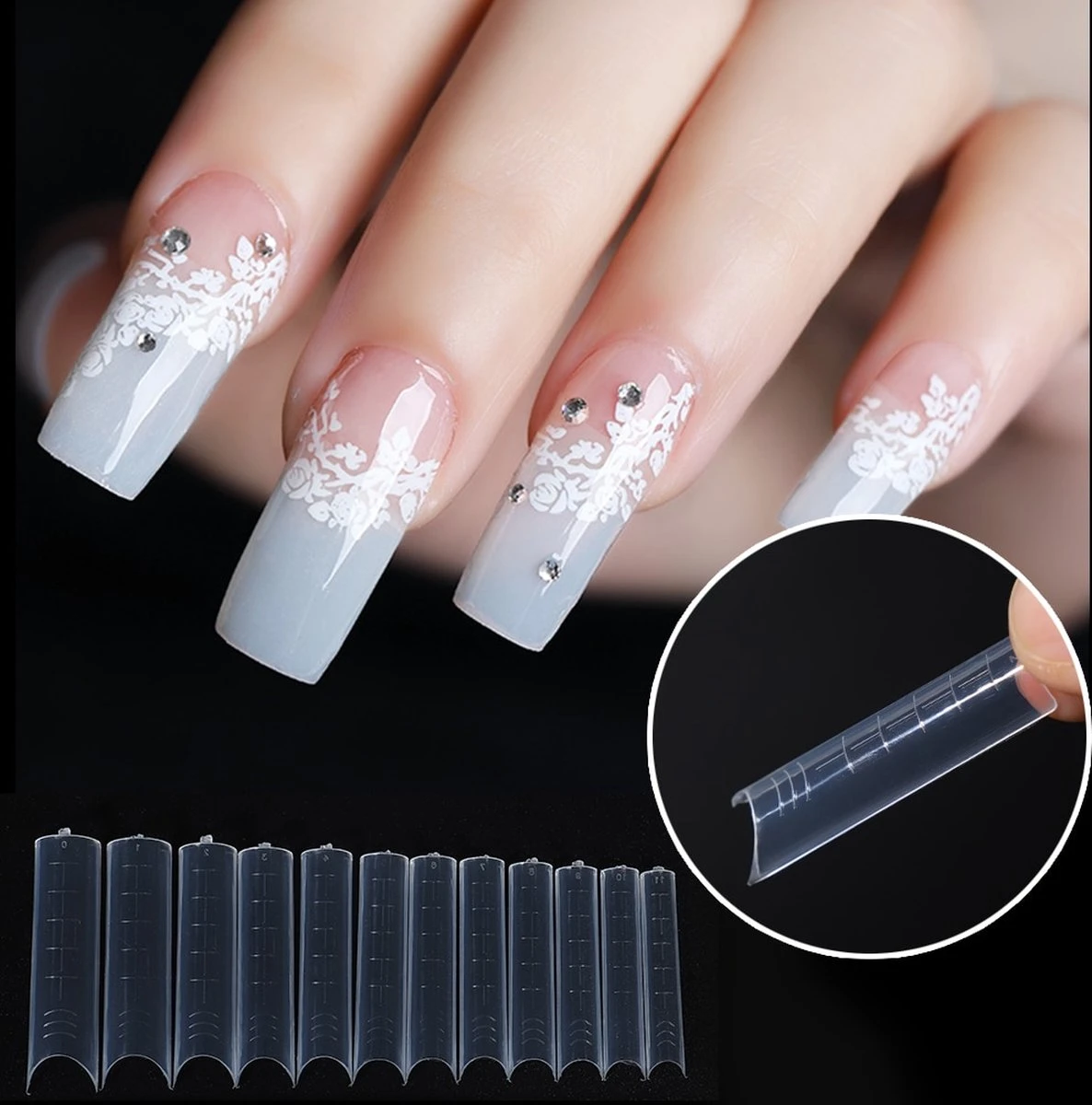 Royala Mold07 Dual System Forms - Mold - 120 Stuks - 12 Maten In Handige Tipbox - Polygel Tips - Voor Polygel En Acrylgel - Mix System Forms - Tips Voor Polygel - Royala Dual Mold Tips Line 4 Royala Mold07 Dual System Forms - Mold - 120 Stuks - 12 Maten In Handige Tipbox - Polygel Tips - Voor Polygel En Acrylgel - Mix System Forms - Tips Voor Polygel - Royala Dual Mold Tips Line – Image 2