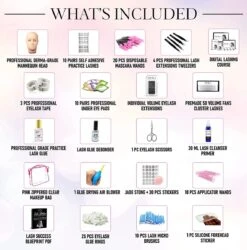 Merkloos Wimper Trainings Set Wimperuitbreidingskit Schoonheidsspecialiste Benodigdheden Mannequin -Maquillage Cosmetics 1187x1200 11