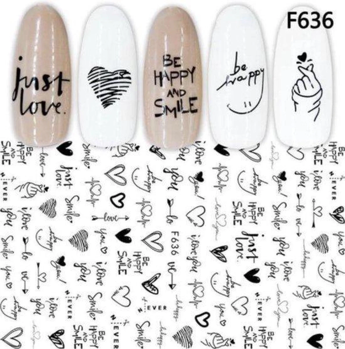 GUAPÀ - Nail Art 3D Nagel Stickers Set Met Een Top Coat Voor Goede Hechting - Nagel Decoratie & Versiering Folie - 6 Sticker Vellen Met Top Coat 6 GUAPÀ - Nail Art 3D Nagel Stickers Set Met Een Top Coat Voor Goede Hechting - Nagel Decoratie & Versiering Folie - 6 Sticker Vellen Met Top Coat – Image 4
