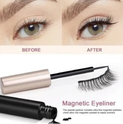 Yermin Beauty Magnetische Wimpers Set - Inclusief Wimperzetter En 2 Flesjes Waterproof Eyeliner - Wimperhouder Met Spiegel - 8+2 Paar Extra -Maquillage Cosmetics 1188x1200 20