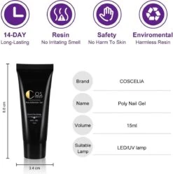 Polygel- Polygel Starter Set Professional - Polygel Nagels- Pakket Omvat 1x80W Nagel Droger Lamp 4 X Poly Gel 1 X Top Coat 1 X Base Coat 3 X UV Gel 3 X Acryl Poeder 1 X Mini Nail Boor Machine 1 X Gradient Crystal Nail Borstel 1x20Pcs Nail -Maquillage Cosmetics 1189x1200 37