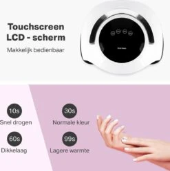 Vivid Green UV Lamp Gelnagels - Led Nagellamp - Gellak Nagel Lamp - Nageldroger - Naggellak Droger - Nagels - 120W -Maquillage Cosmetics 1189x1200 39