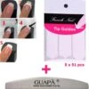 GUAPÀ® French Manicure Stickers | Tip Guides | Nagel Sjablonen | Smile Line Nagels | 5 X 51 Nagelstickers -Maquillage Cosmetics 1189x1200 43