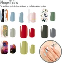 Nagellak - Nagels - Nagelvijl - Nagelstickers - 20 Nagel Folies - Nagel Folie - Nagellak Set - Nagelfolie - Nailwraps - Roze - Roze Nagellak -Maquillage Cosmetics 1189x1200 45