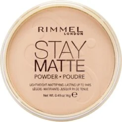 Rimmel London Stay Matte Pressed Powder - 005 Silky Beige -Maquillage Cosmetics 1194x1200 9