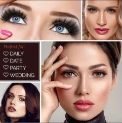 Nepwimers Zonder Lijm | Magnetische Wimpers | Eyeliners | Diamond Wimpers | Pincet | Wimperset | Model Diamond | Fake Lashes | M5 Lashes Diamond Set | Herbruikbare Wimpers | 3D Wimpers | Kit | Waterbestendig | Natuurlijke Wimpers | Waterproof -Maquillage Cosmetics 1196x1200 33