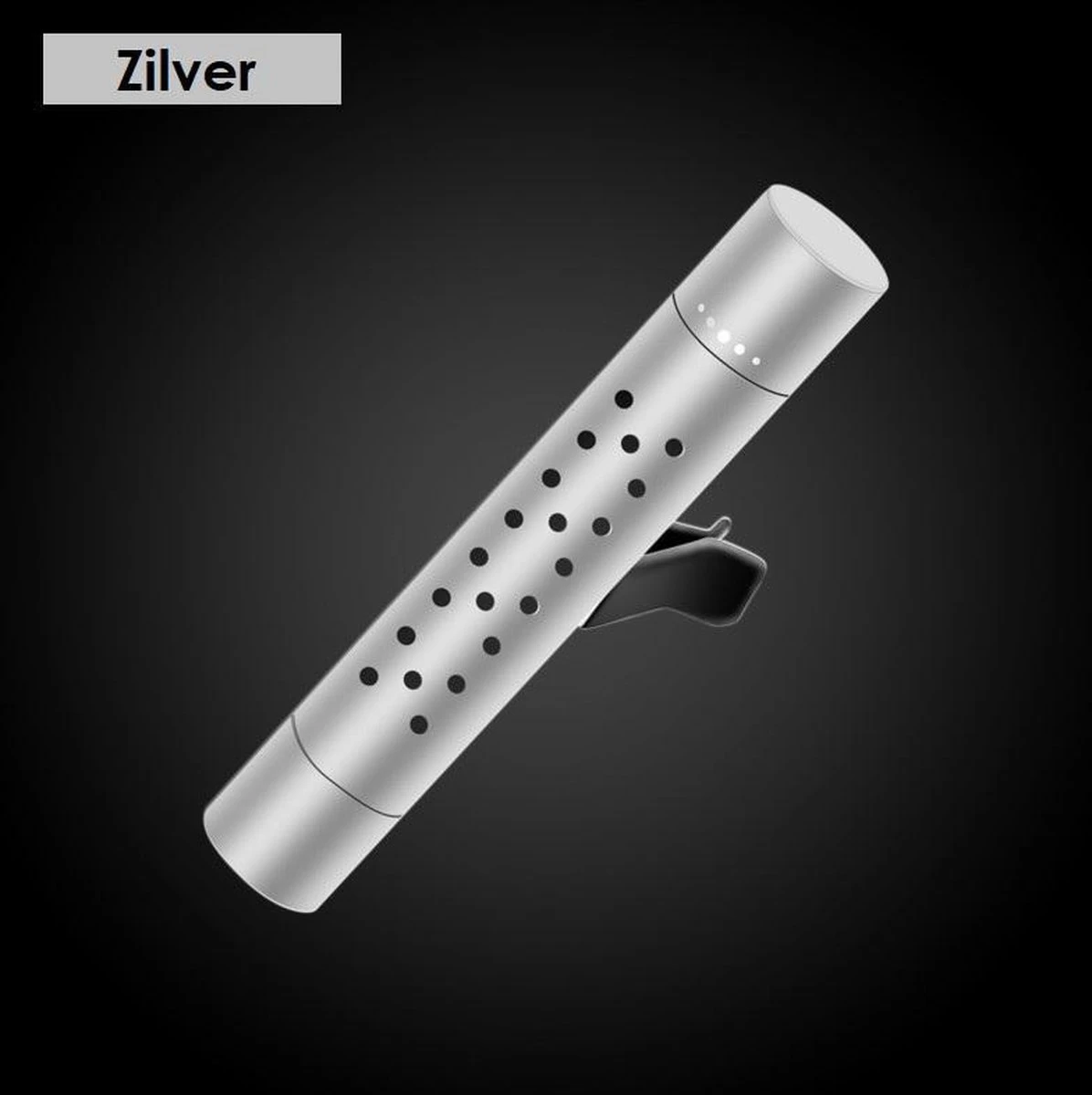 Autoparfum - Luchtverfrisser Auto - Inclusief 5 Geuren - Luxe Design - ZILVER - Aromatherapie - Ventilatierooster - Hervulbaar - Duurzaam - Verfrissend 5 Autoparfum - Luchtverfrisser Auto - Inclusief 5 Geuren - Luxe Design - ZILVER - Aromatherapie - Ventilatierooster - Hervulbaar - Duurzaam - Verfrissend – Image 3