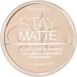 Rimmel London Stay Matte Pressed Powder - 003 Peach Glow -Maquillage Cosmetics 1198x1200 10