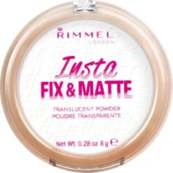 Rimmel London Insta Fix & Matte Make-uppoeder - 01 Clear -Maquillage Cosmetics 1198x1200 14