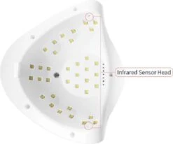 Merkloos Daniqqi - 80 Watt UV LED Lamp Nagels - 45 Leds Nagellamp - Wit -Maquillage Cosmetics 1200x1001 2