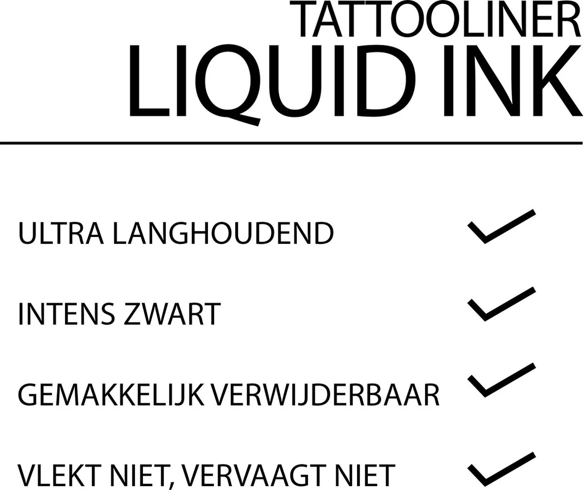 Maybelline New York Tattoo Studio Tattoo Liner - Liquid Ink - 710 Inked Black – Zwart - Ultra Langhoudende Liquid Eyeliner 8 Maybelline New York Tattoo Studio Tattoo Liner - Liquid Ink - 710 Inked Black – Zwart - Ultra Langhoudende Liquid Eyeliner – Image 6