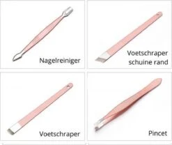 Professionele 16-in-1 Manicure / Pedicure Set In Rose Gold In Luxe Opbergdoosje | Nagelgarnituur 16 Stuks Roségoud / Goud | Nagelknipper Nageltang Ingegroeide Teennagel Manicureset Pedicureset | Nagelschaar Nagelschaartje Nageltang Nagelknipper -Maquillage Cosmetics 1200x1011 4