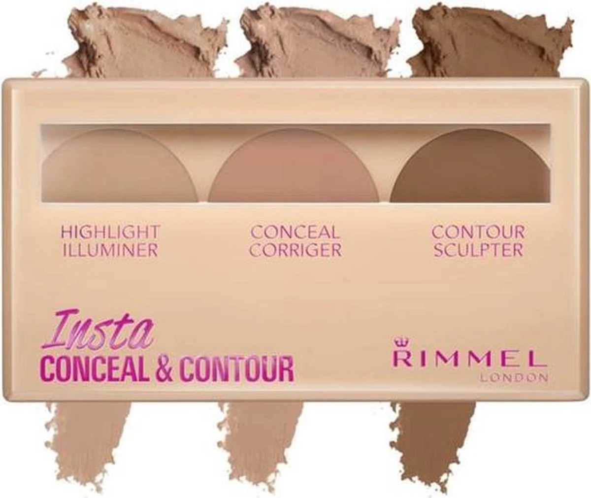 Rimmel London Rimmel Insta Conceal & Contour Palette - 020 Medium 7 Rimmel London Rimmel Insta Conceal & Contour Palette - 020 Medium – Image 5