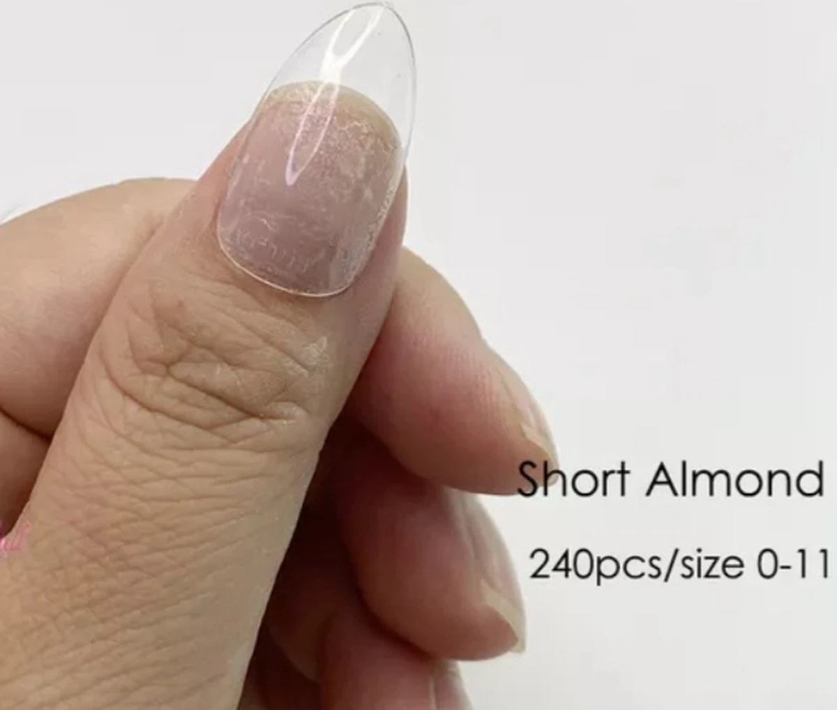 Merkloos Gel Soft Flex Nepnagels Met Lijm Plaknagels Short Almond Shape Nagels Press On Nails 100% Soak-off - Fake Nails- Nageltips Full Cover 240 Stuks Transparant / Clear Tips Van Hoge Kwaliteit + Nagelvijl+ Nagellijm 3 Merkloos Gel Soft Flex Nepnagels Met Lijm Plaknagels Short Almond Shape Nagels Press On Nails 100% Soak-off - Fake Nails- Nageltips Full Cover 240 Stuks Transparant / Clear Tips Van Hoge Kwaliteit + Nagelvijl+ Nagellijm
