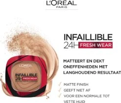 L’Oréal Paris Infaillible 24h Fresh Wear Powder Foundation - 20 Ivory -Maquillage Cosmetics 1200x1021 1