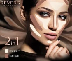 REVERS® Pro Contour DUO Stick #02 Medium -Maquillage Cosmetics 1200x1021