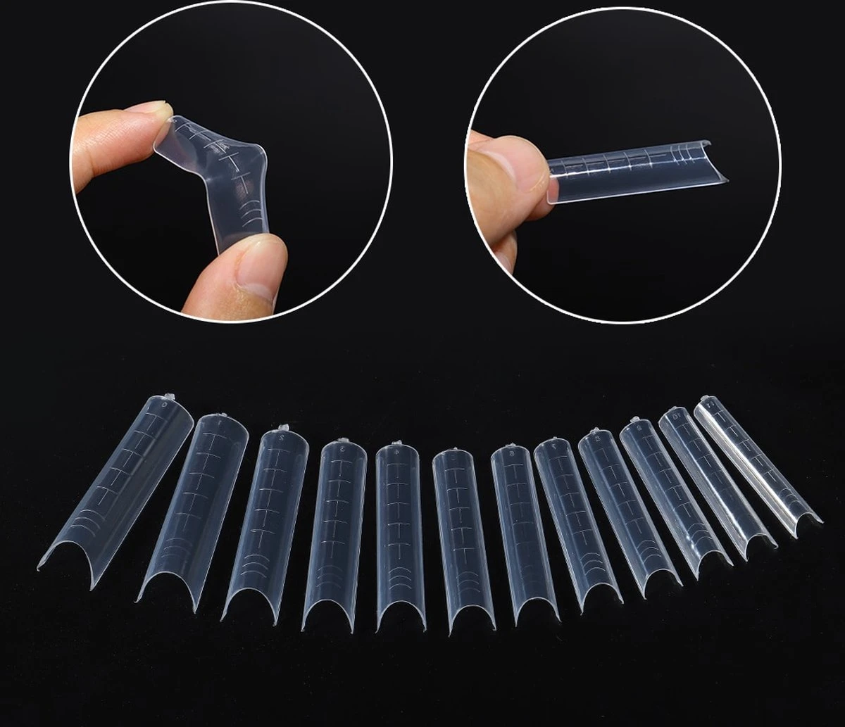 Royala Mold07 Dual System Forms - Mold - 120 Stuks - 12 Maten In Handige Tipbox - Polygel Tips - Voor Polygel En Acrylgel - Mix System Forms - Tips Voor Polygel - Royala Dual Mold Tips Line 7 Royala Mold07 Dual System Forms - Mold - 120 Stuks - 12 Maten In Handige Tipbox - Polygel Tips - Voor Polygel En Acrylgel - Mix System Forms - Tips Voor Polygel - Royala Dual Mold Tips Line – Image 5