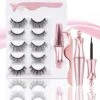 Merkloos La Liva Magnetische Wimpers - Inclusief Eyeliner En Wimper Pincet - 5 Magneetjes - Wimperextentions - Wimperlifting Set - Lash Lift -Maquillage Cosmetics 1200x1034 1