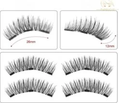 3D Magnetische Nepwimpers - 2 Paar - 100% Silk - Wimper Extensions -Maquillage Cosmetics 1200x1035 3