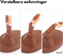 Oefenhand Voor Nagels – Nail Trainer Vinger – All-in-1 Set – Incl. 80 Kunstnagels – Nail Art – Nagel Set – Nail Trainer Hand -Maquillage Cosmetics 1200x1038 5