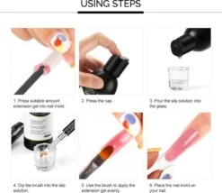 COSCELIA Extenstion Kit | Polygel Nagels | Gelnagels | Nepnagels | Gellak Set | UV Gel | Nail Art Pakket | Buildergel | Starterset | Makkelijk En Snelle Set -Maquillage Cosmetics 1200x1041 2