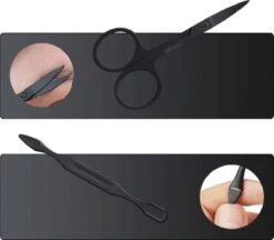 TOPCODE Cosmetics Manicure Set / Nagelschaar Set - #MCNC03 - Zwart 7 Delig - Nagelknipper Set Manicureset - Manicure Setje Pedicureset - Nagelschaartje - Nagelknipper – Nagelknipper Set - Manicureset - Manicuresetje -Maquillage Cosmetics 1200x1049 8