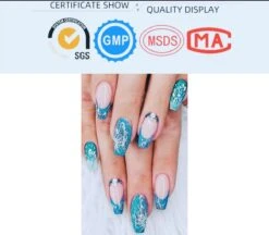 Elvi Polygel Starterskit -Complete Set Inc. USB UV/Led Mini Lamp-6x15g Polygel Kleuren Blauw - Nagelverlenging Polyacryl UV Nagellak-Quick Extension Temperature Color Changing Gel Blue Green -Maquillage Cosmetics 1200x1050 4