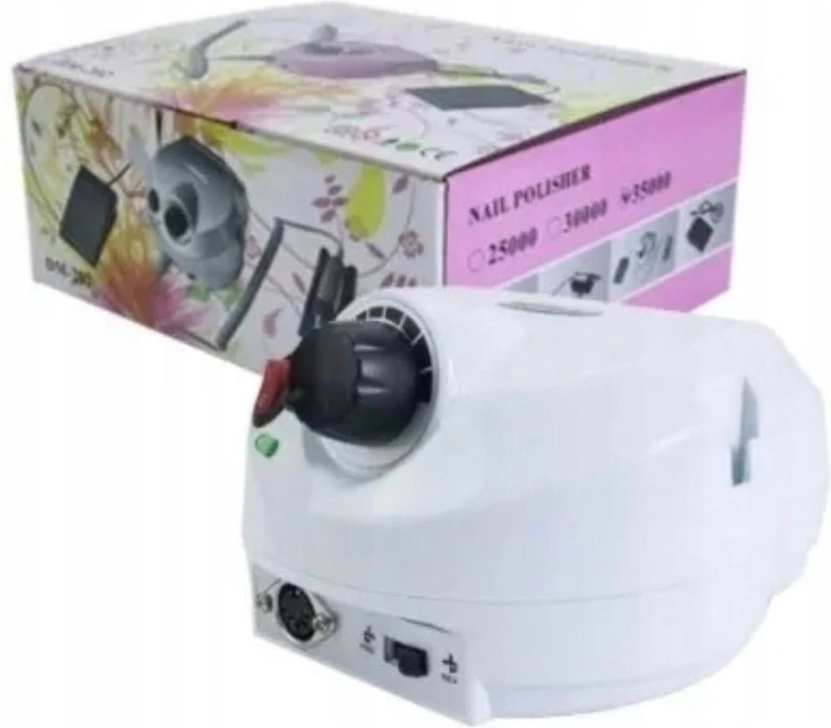 Merkloos Nagelfrees - Elektrische Nagelvijl - Wit - Inclusief Bitjes - 30.000 Rpm - Snelheidsregeling - Draairichting Tweezijdig - Hand En Voetpedaal - Nagelfreesmachine - Manicure En Pedicure - Complete Set - Nagelfrees Machine 6 Merkloos Nagelfrees - Elektrische Nagelvijl - Wit - Inclusief Bitjes - 30.000 Rpm - Snelheidsregeling - Draairichting Tweezijdig - Hand En Voetpedaal - Nagelfreesmachine - Manicure En Pedicure - Complete Set - Nagelfrees Machine – Image 4