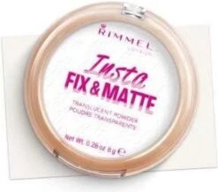 Rimmel London Insta Fix & Matte Make-uppoeder - 01 Clear -Maquillage Cosmetics 1200x1052 2