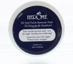 Herome Nagellakremover Pads - Nagellakverwijderaar Pads - Acetonvrij, Mild Reinigend En Droogt Niet Uit - Handig Voor Onderweg Travelsize- 30 Pads -Maquillage Cosmetics 1200x1052 7