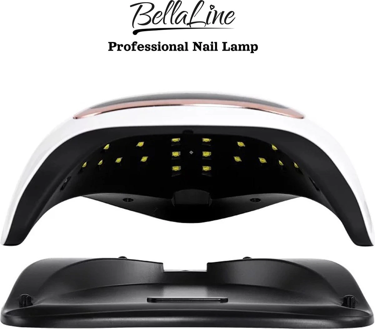 UV Nagel Lamp 168 Watt + 5 Gratis Vijlen - BellaLine - UV Led Nagellamp – Gel Nagel – Nagellak UV – Nageldroger – Salon – Sensor – Gellac - Acryl - Gelnagels – 42 Power Led – Professioneel – Krachtig – Manicure – Extra Lang Snoer - Pink - Pedicure 6 UV Nagel Lamp 168 Watt + 5 Gratis Vijlen - BellaLine - UV Led Nagellamp – Gel Nagel – Nagellak UV – Nageldroger – Salon – Sensor – Gellac - Acryl - Gelnagels – 42 Power Led – Professioneel – Krachtig – Manicure – Extra Lang Snoer - Pink - Pedicure – Image 4