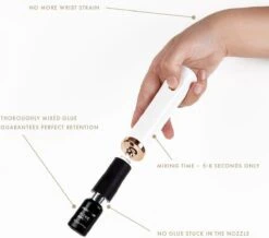 Lashes & More - GLUE SHAKER - Lijmschudder - Inkt Mixen - GLUE MIXER - Voor Het Goed Mengen Van Wimperlijm Nagellak Pigment Of Tattoo Inkt - Met Ventilator -Maquillage Cosmetics 1200x1057 3