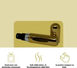 Cetins - Parfum Verstuiver Navulbaar - Mini Parfum Flesje - Reisflesje – Goud -Maquillage Cosmetics 1200x1058 8