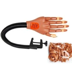 Merkloos Nailtrainer - Nail Practice Hand - Oefenhand Nagelstyliste (incl. 100 Oefen Nagels!) -Maquillage Cosmetics 1200x1060 12