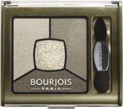 Bourjois Smoky Stories Quatuor - 04 Rock This Khaki - Oogschaduw -Maquillage Cosmetics 1200x1064 7